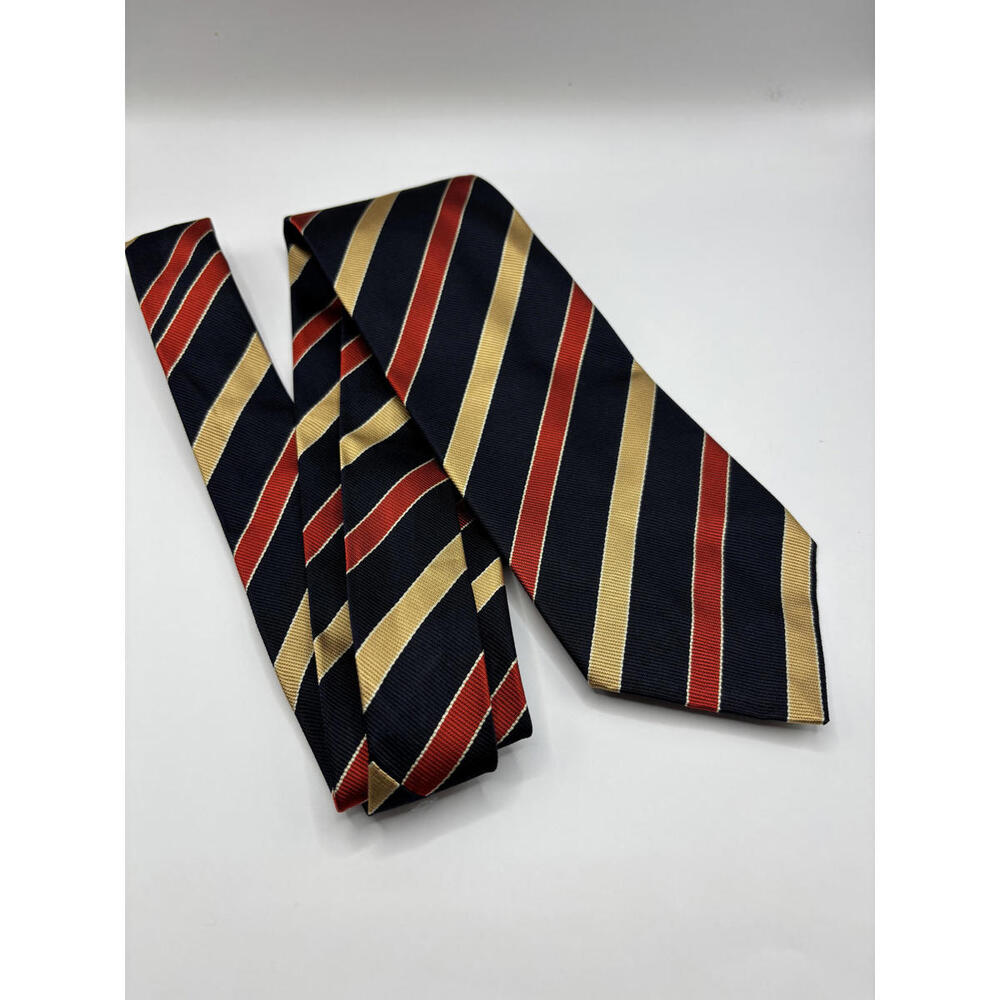 P.L. Sells Men's Silk REPP London Striped Tie New Standard